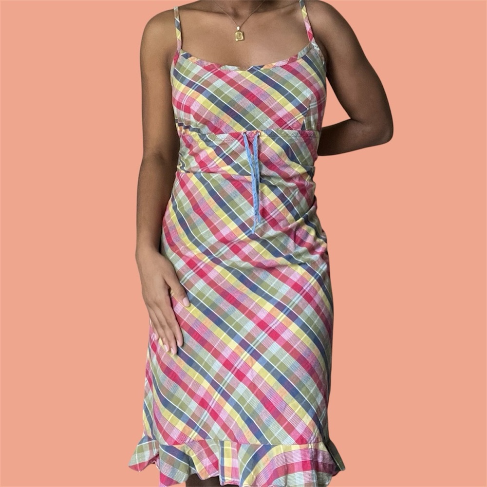 🍂 Tommy Hilfiger Plaid Slip Dress 🍂